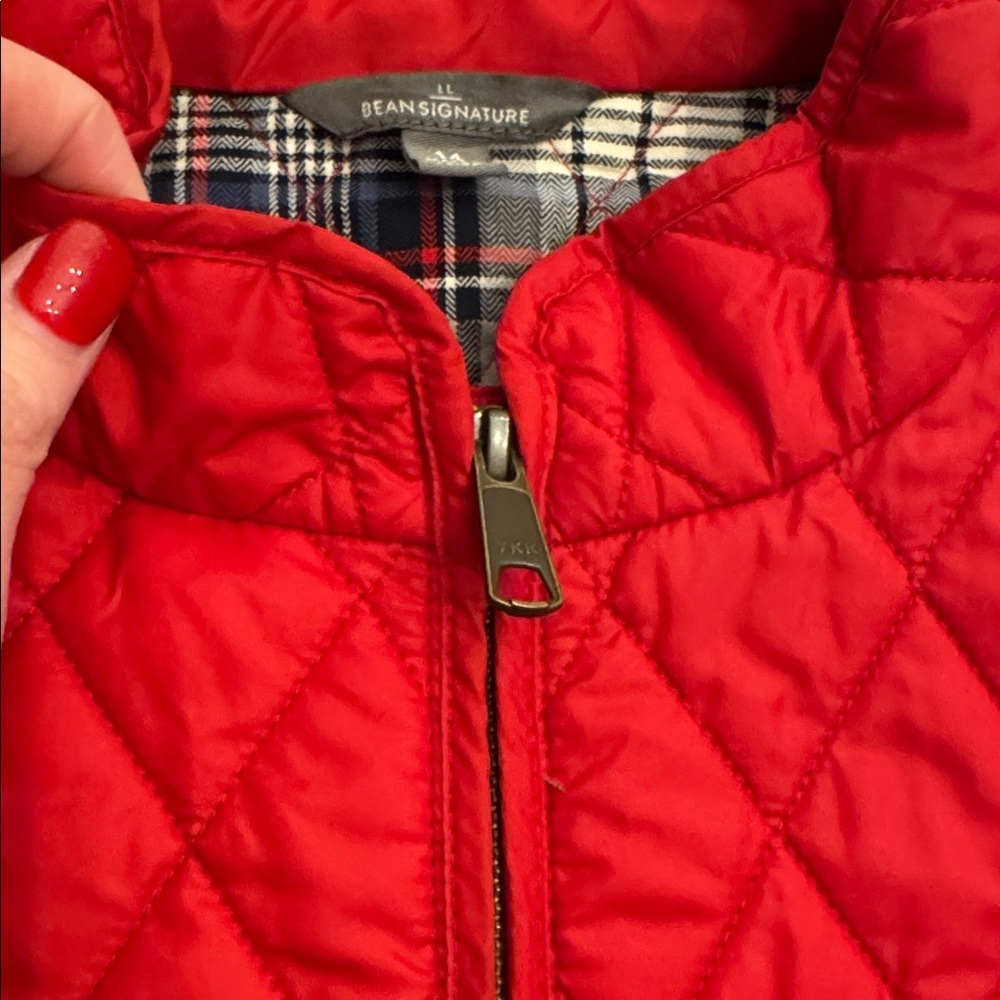 Amazing condition! L.L. Bean Signature Quilted Jacket, sz 14 - Picture 4 of 14